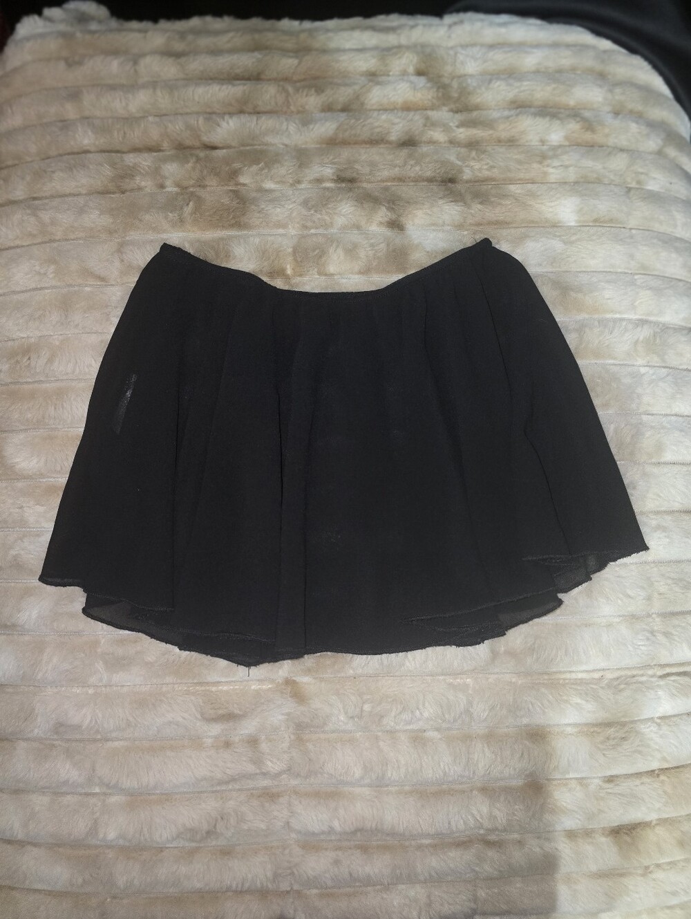Weissman Black Circle Skater Mini Skirt